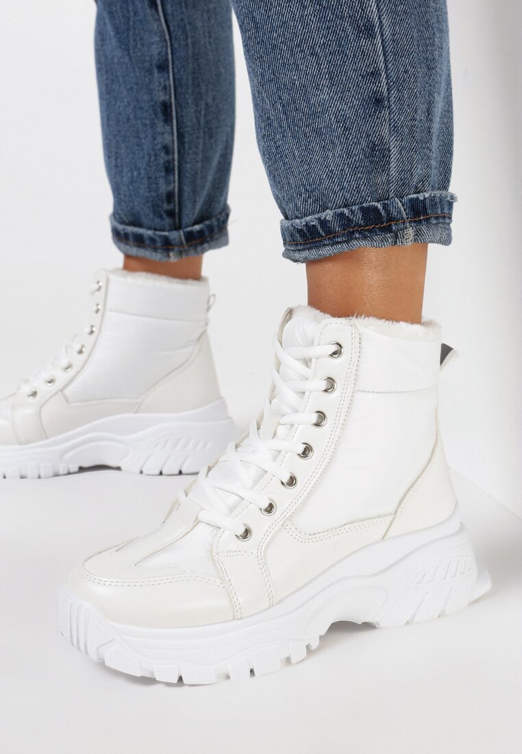 Cникърси High-Top бели Macey