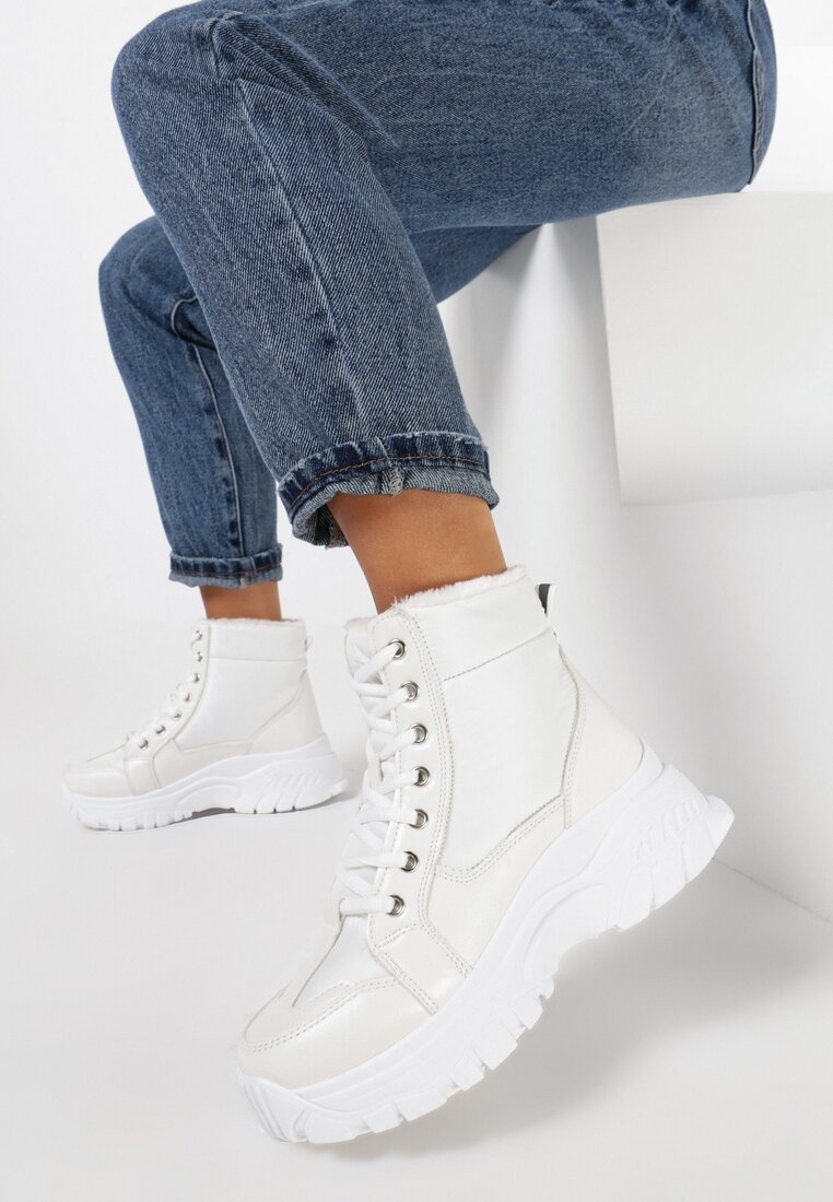 Cникърси High-Top бели Macey