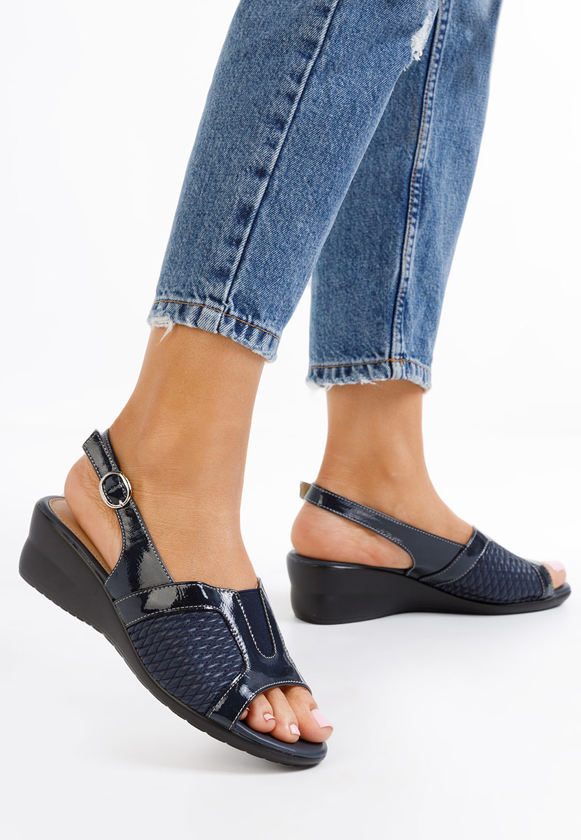 Oртопедични сандали Agnita военно син