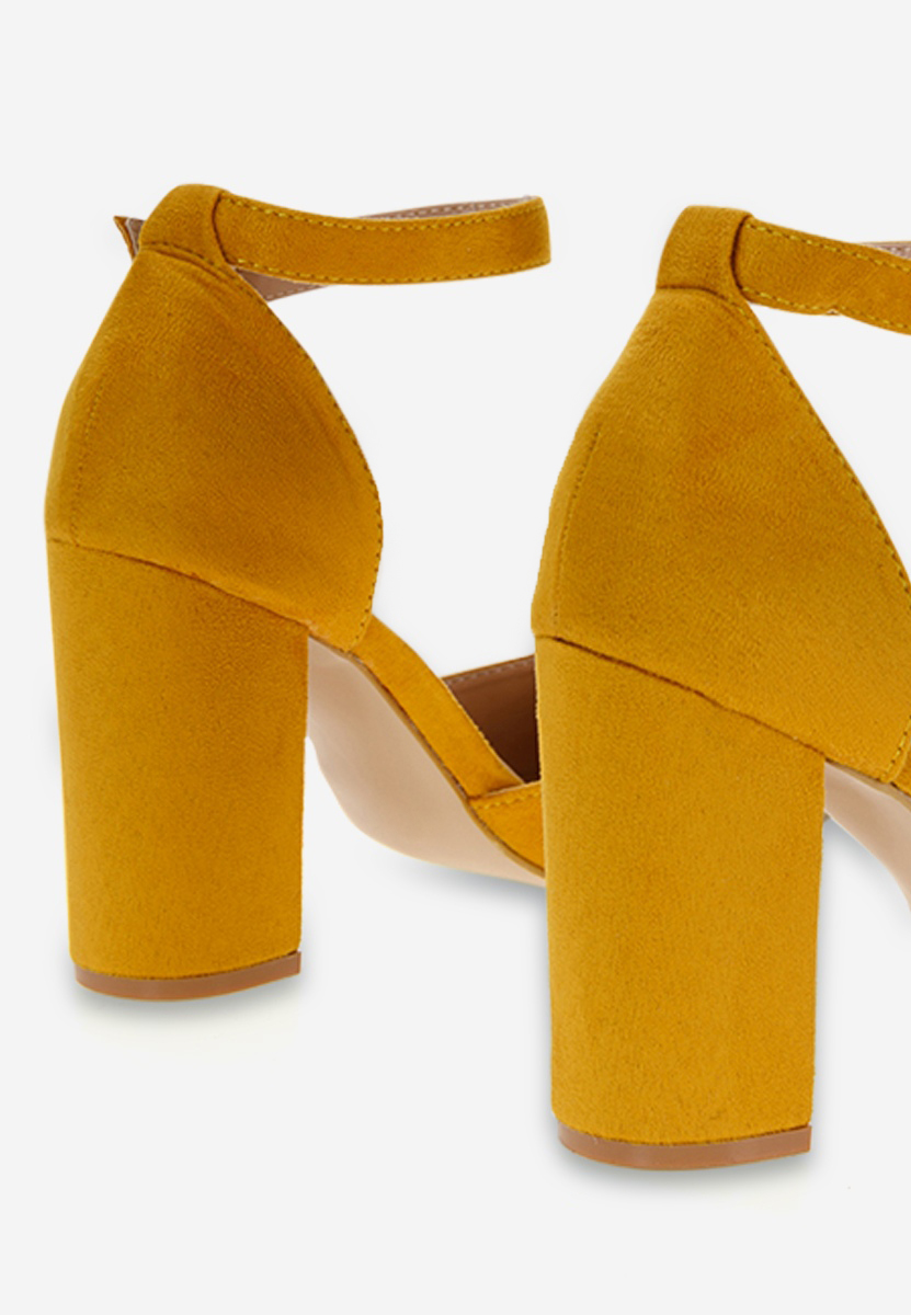 Обувки на ток Lala жълт