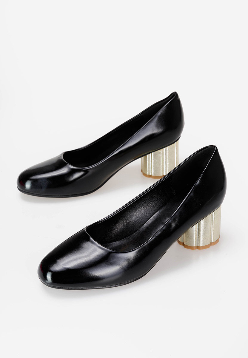 Обувки на ток Lalita черен