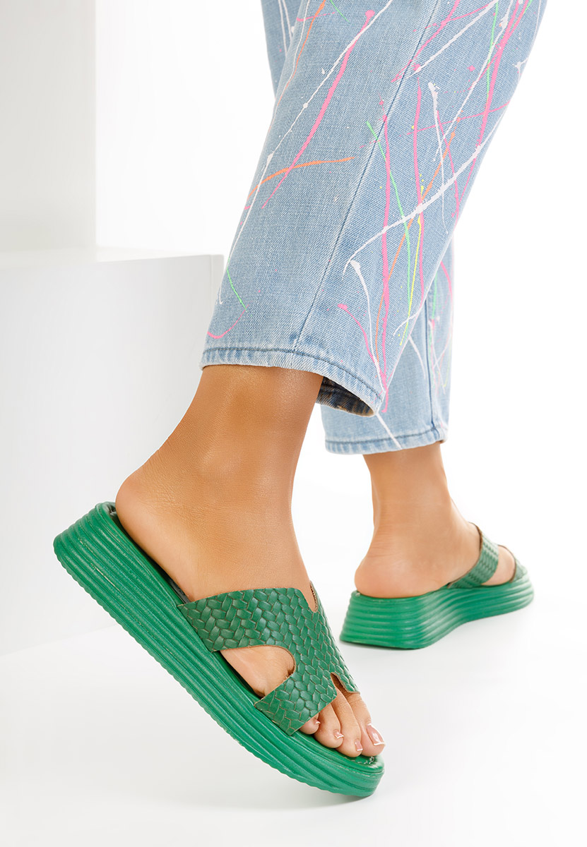 дамски джапанки Demetra зелен