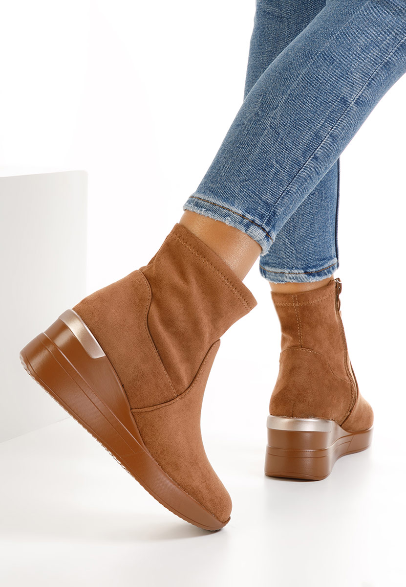 Cникърси на платформа камел Torino