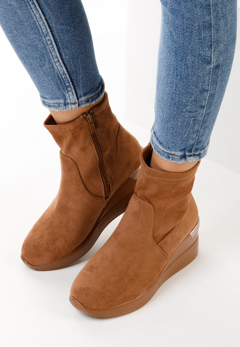 Cникърси на платформа камел Torino