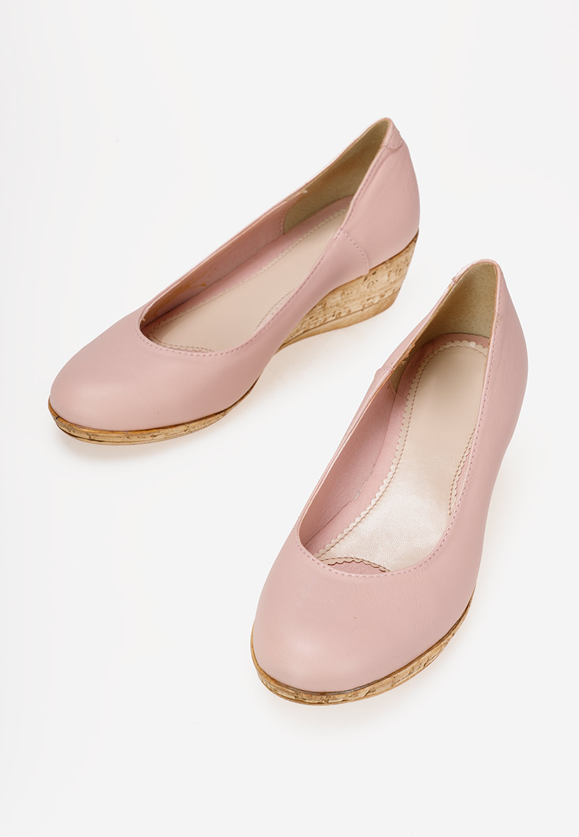 Обувки на платформа телесен цвят Sonia V5