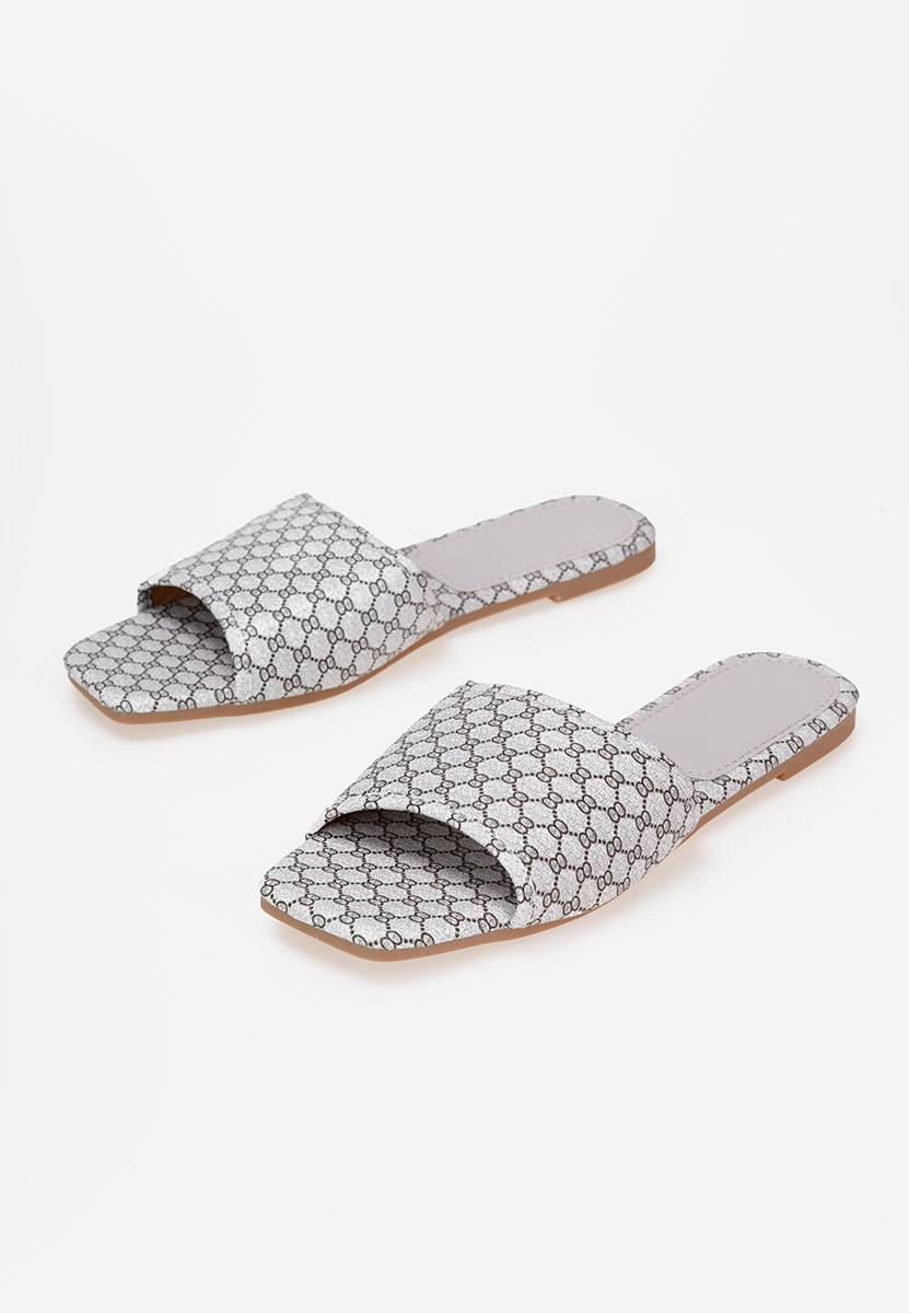 Дамски чехли сив Ritta