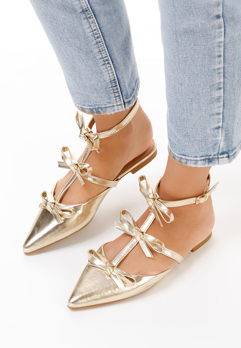Балерини Ancisa златен