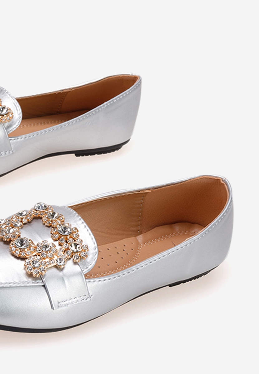 Дамски мокасини Gialla сив