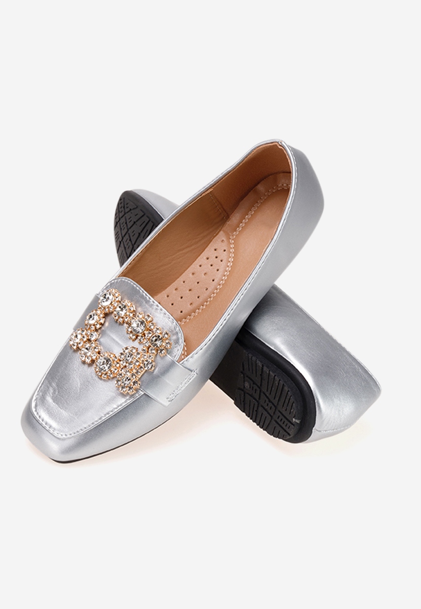 Дамски мокасини Gialla сив