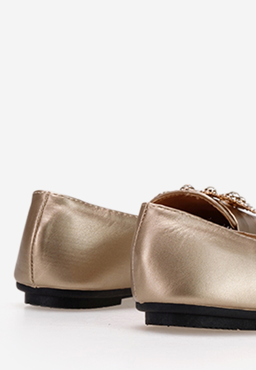 Дамски мокасини Gialla златен