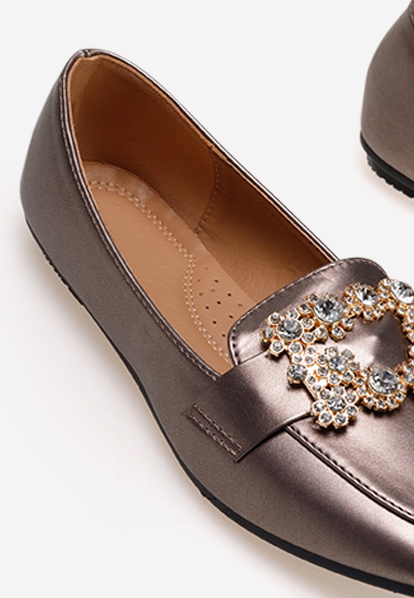 Дамски мокасини Gialla сив