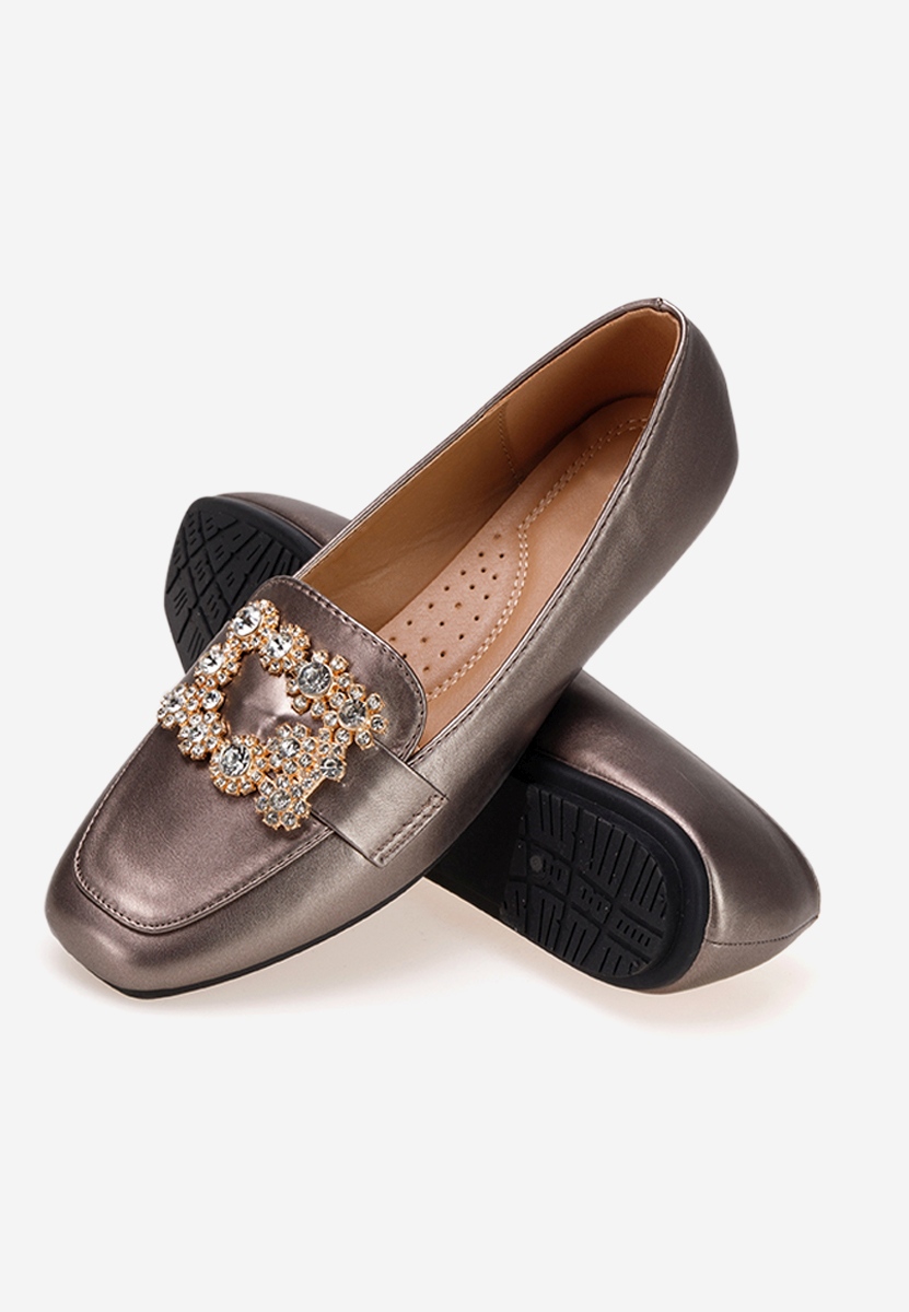 Дамски мокасини Gialla сив