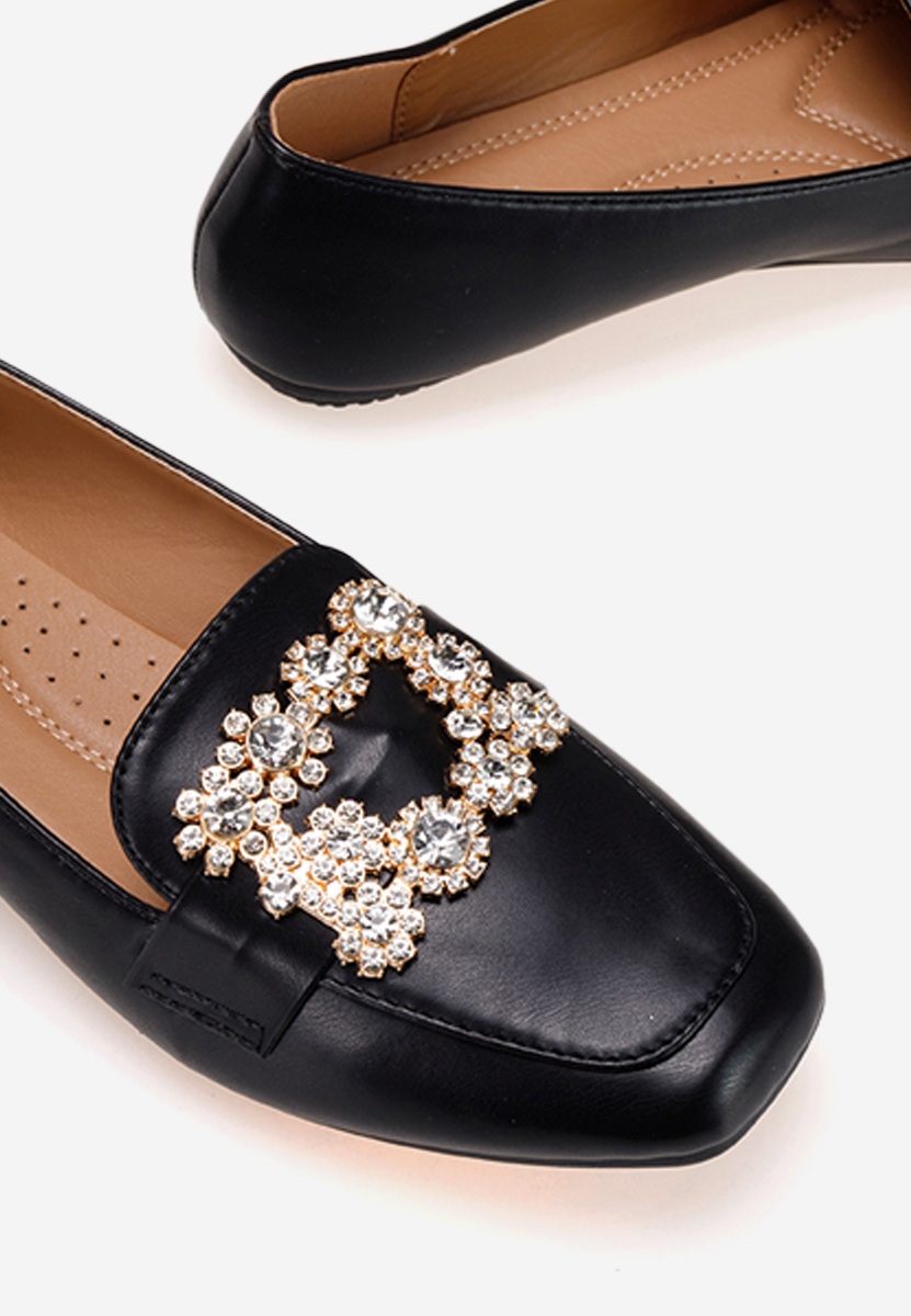 Дамски мокасини Gialla черни