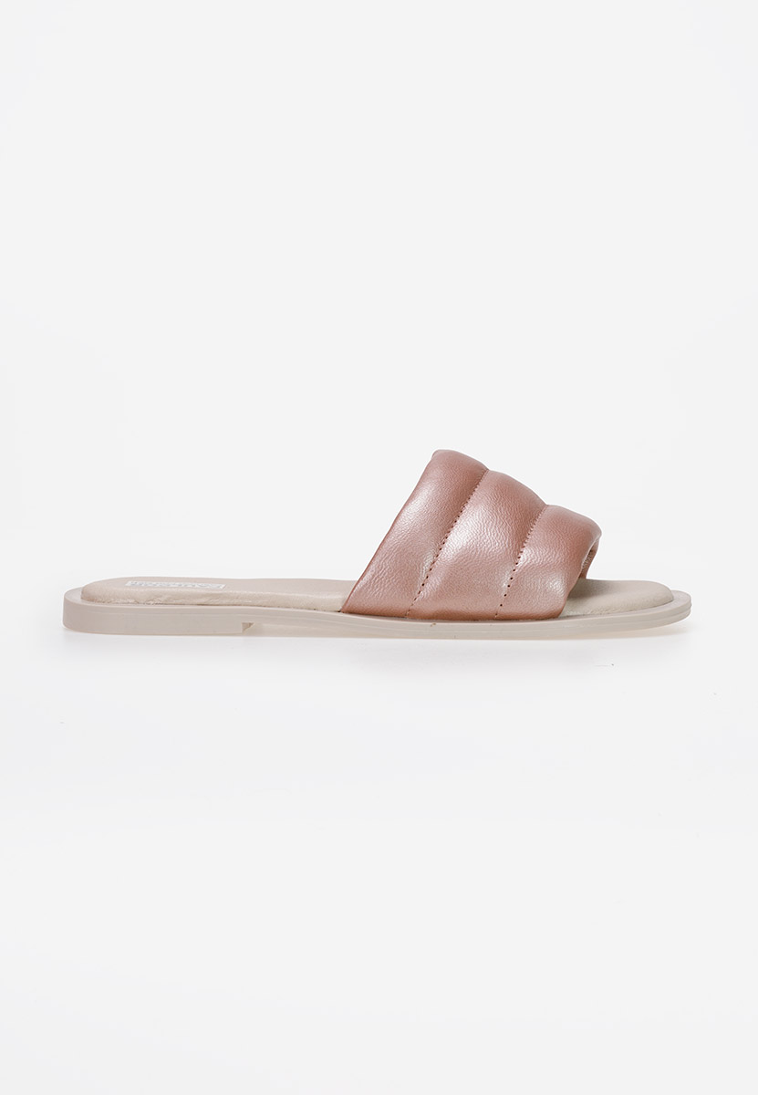 Чехли от естествена кожа розов Gijon