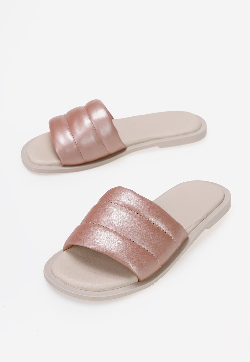 Чехли от естествена кожа розов Gijon