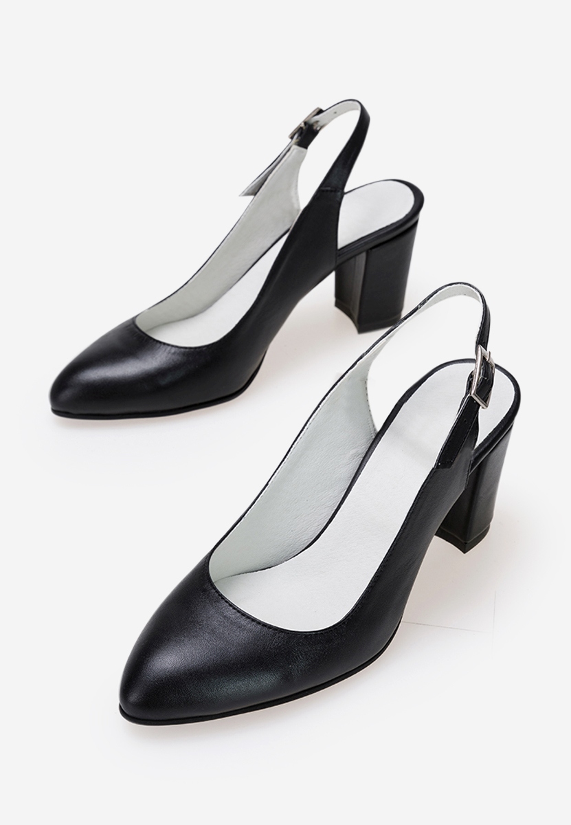 Обувки на ток Corusa черни