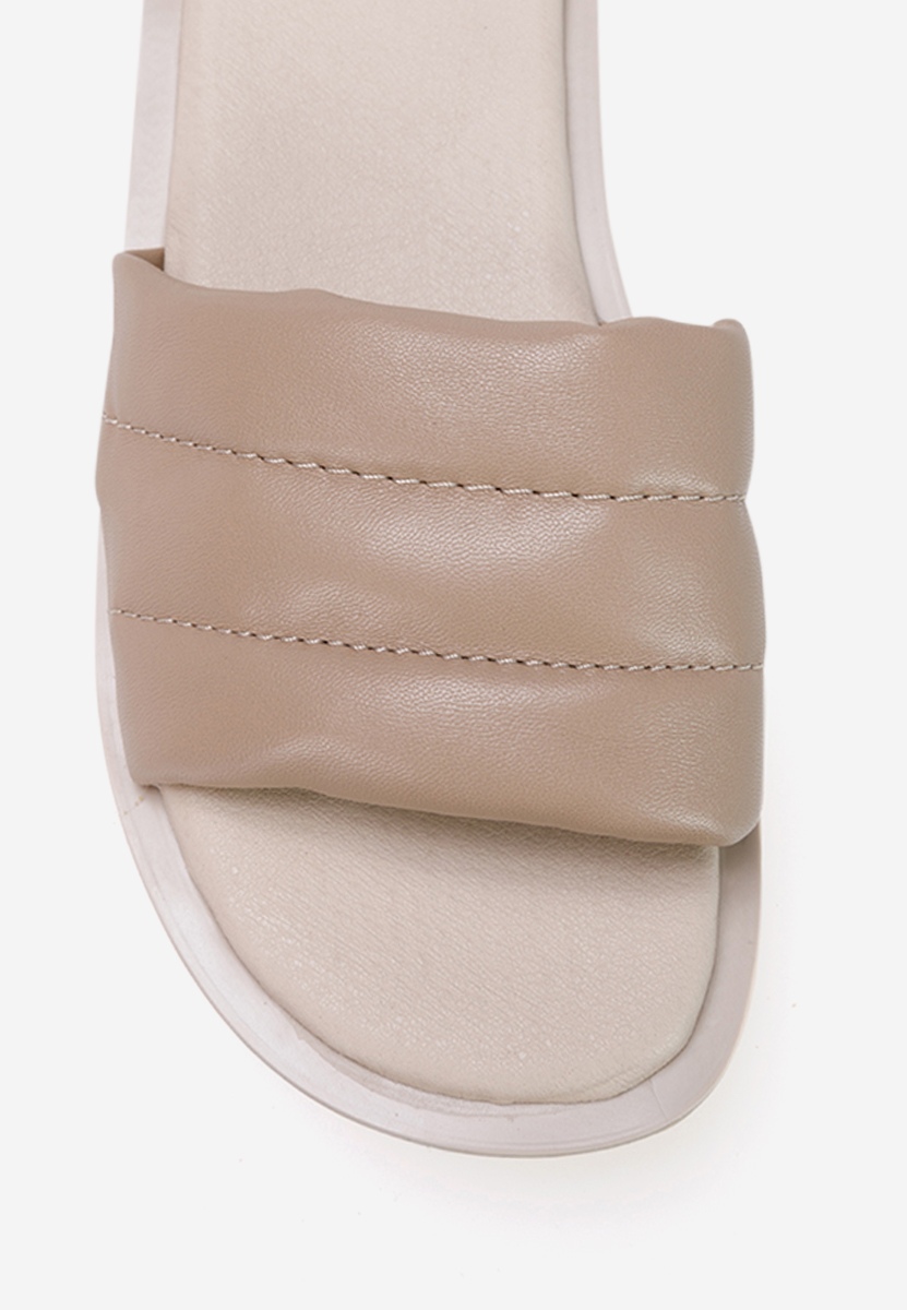 Чехли от естествена кожа Gijon V2 бежов