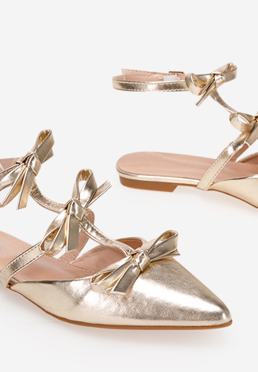 Балерини Ancisa златен