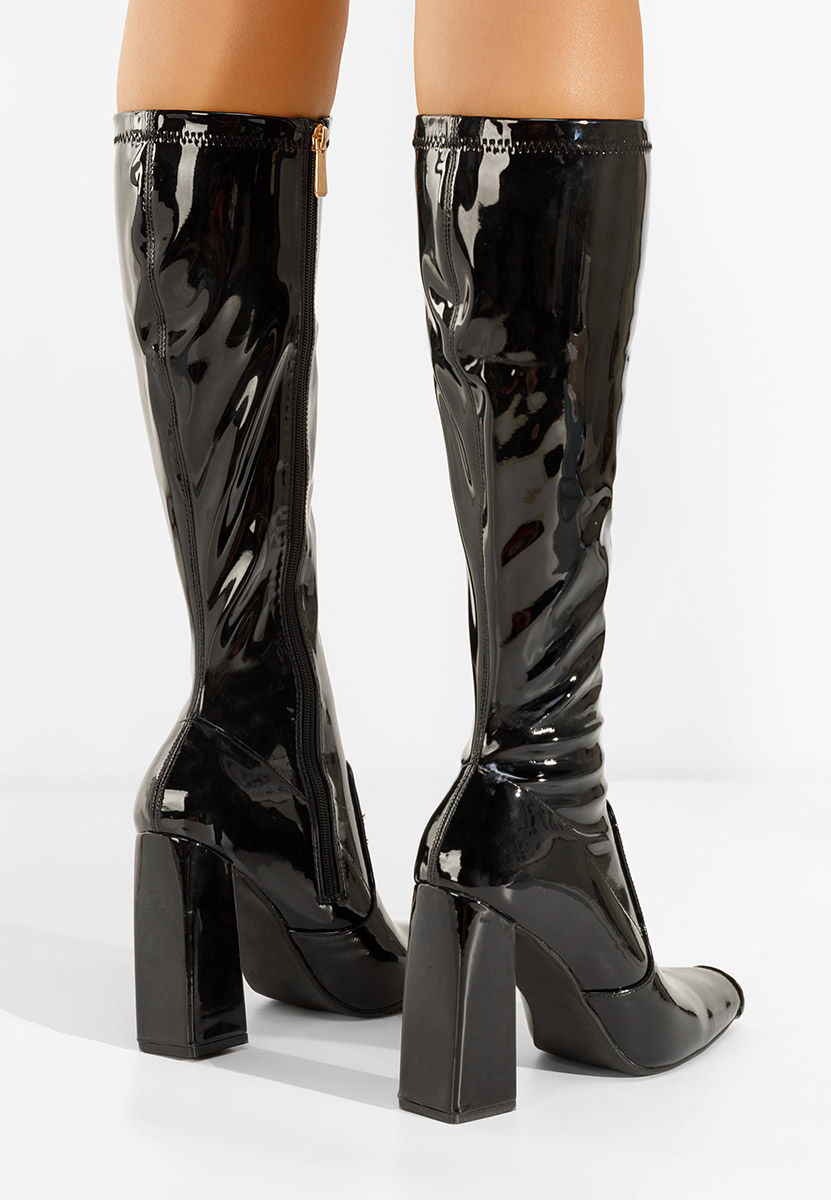 Чизми на ток Anise черен v2