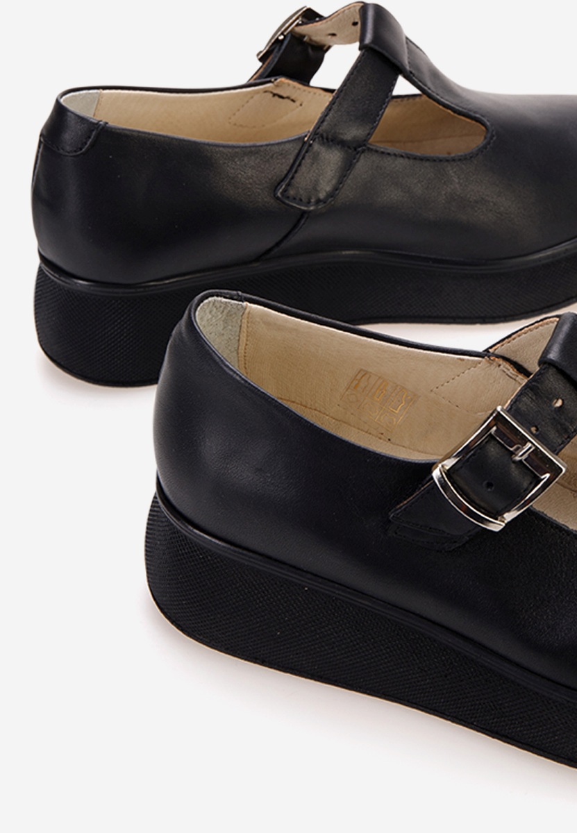 Обувки на платформа черни Gilena V2