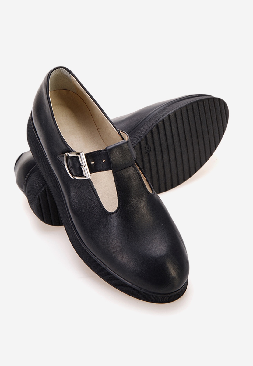 Обувки на платформа черни Gilena V2