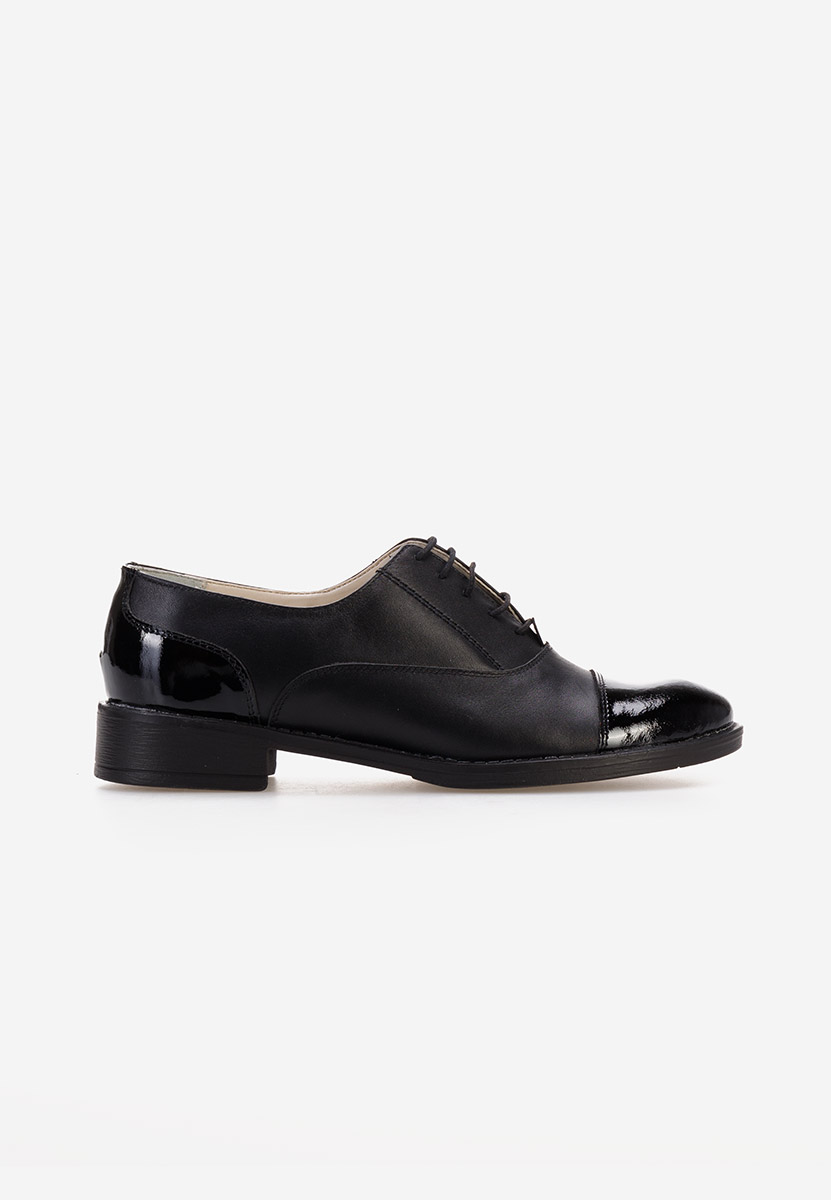 Дамски обувки oxford черни Genave V2