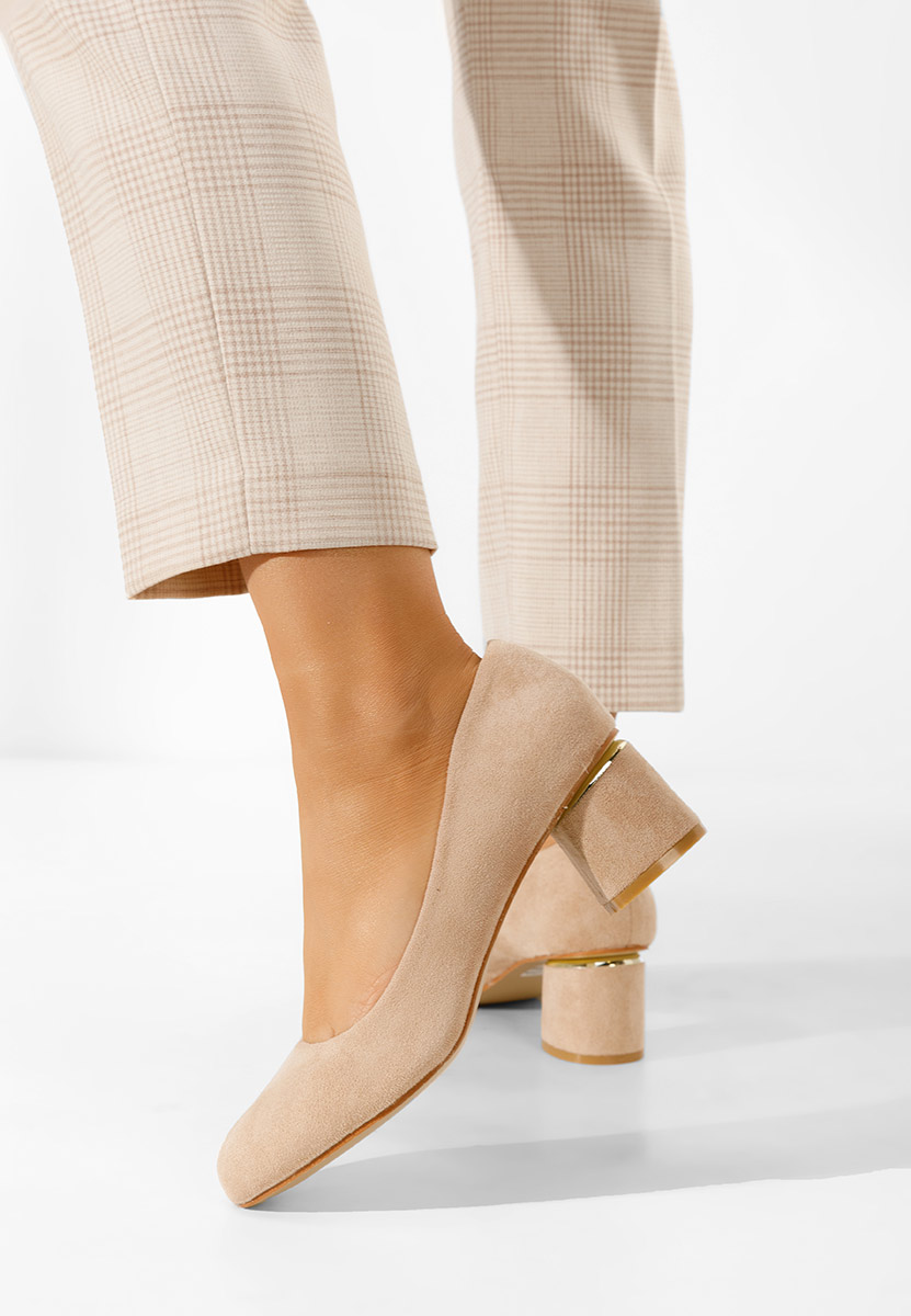 Oбувки с дебел ток Cabrilia каки