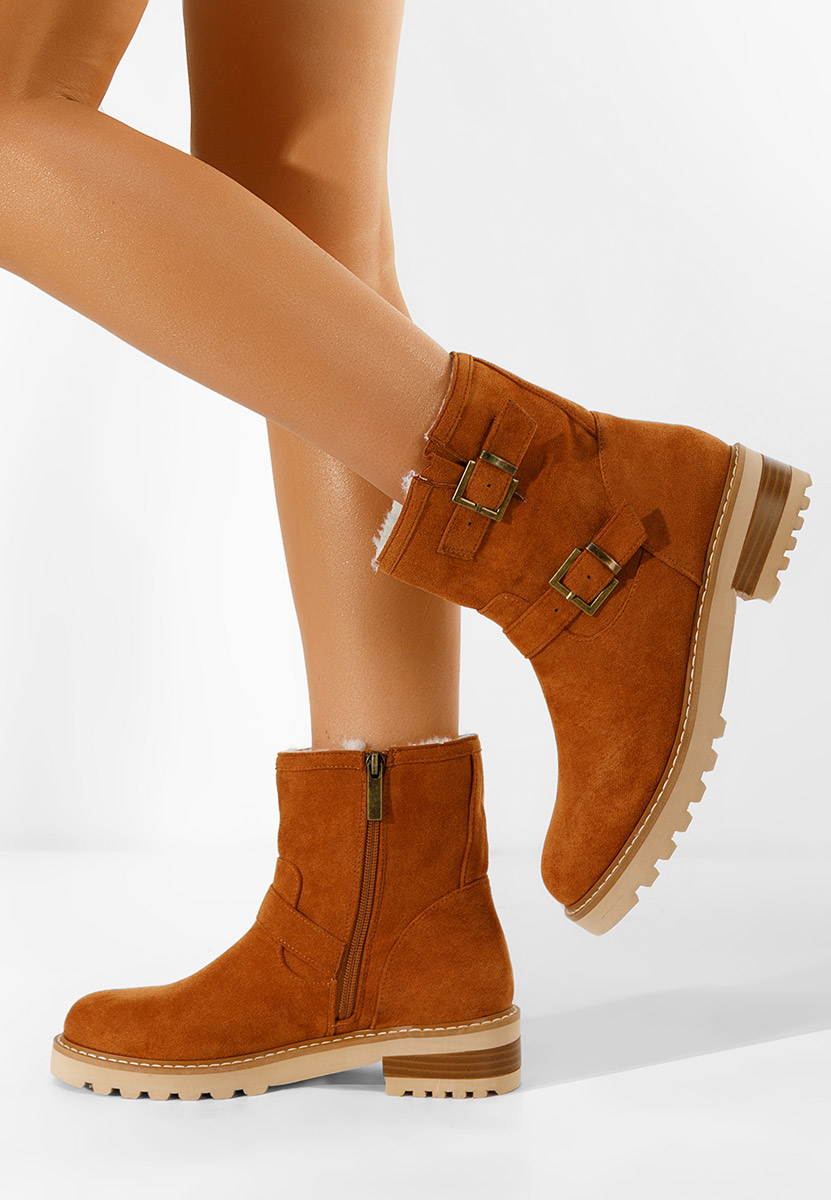 Дамски боти камел Campana