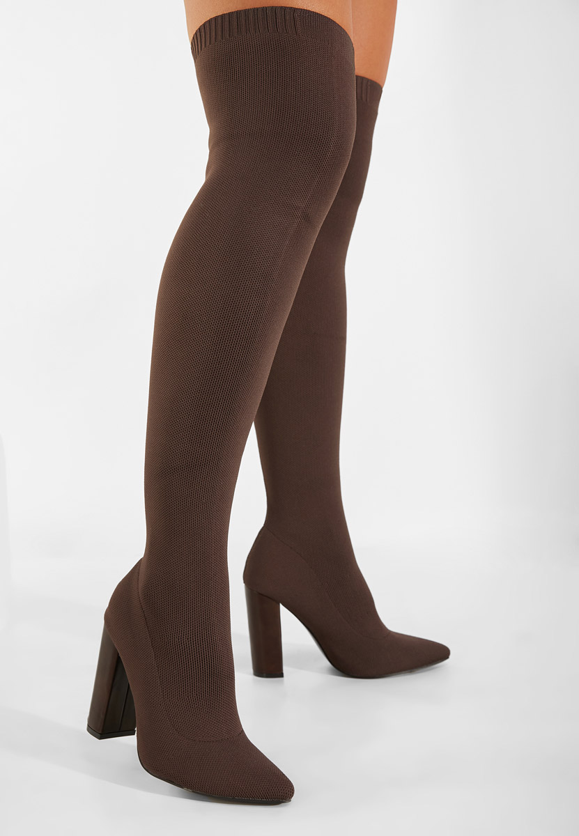 Дамски чизми кафяв Herrera