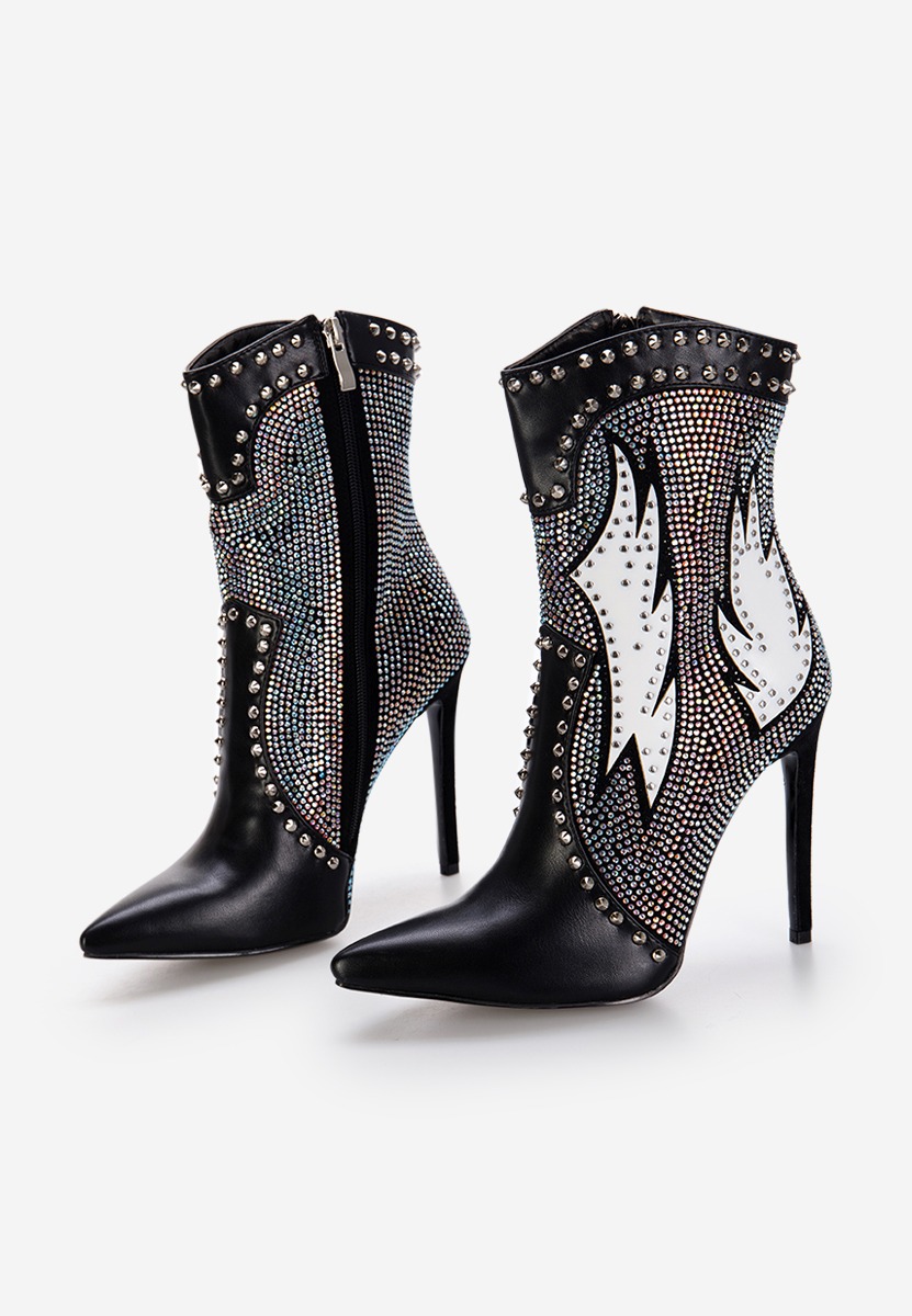 Елегантни боти черен Ternisa