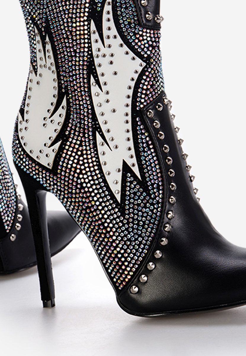 Елегантни боти черен Ternisa