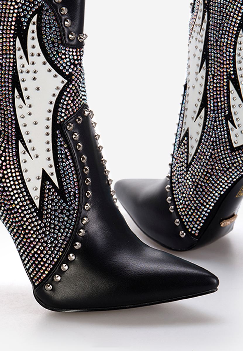 Елегантни боти черен Ternisa