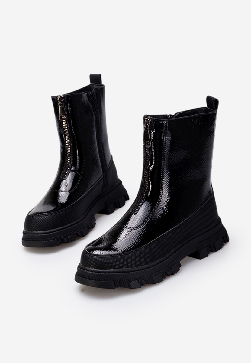 Боти момичета черен Pamplona V2