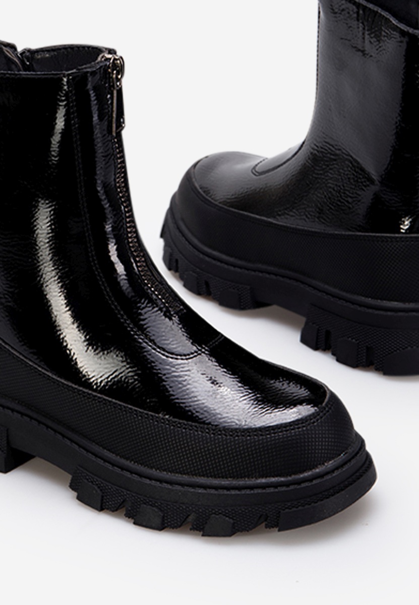 Боти момичета черен Pamplona V2