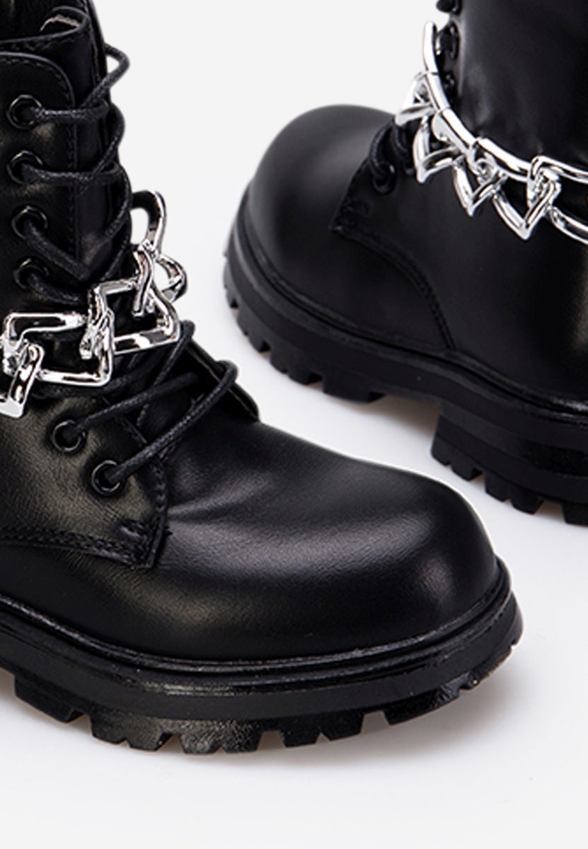 Боти момичета черен Anadia V2