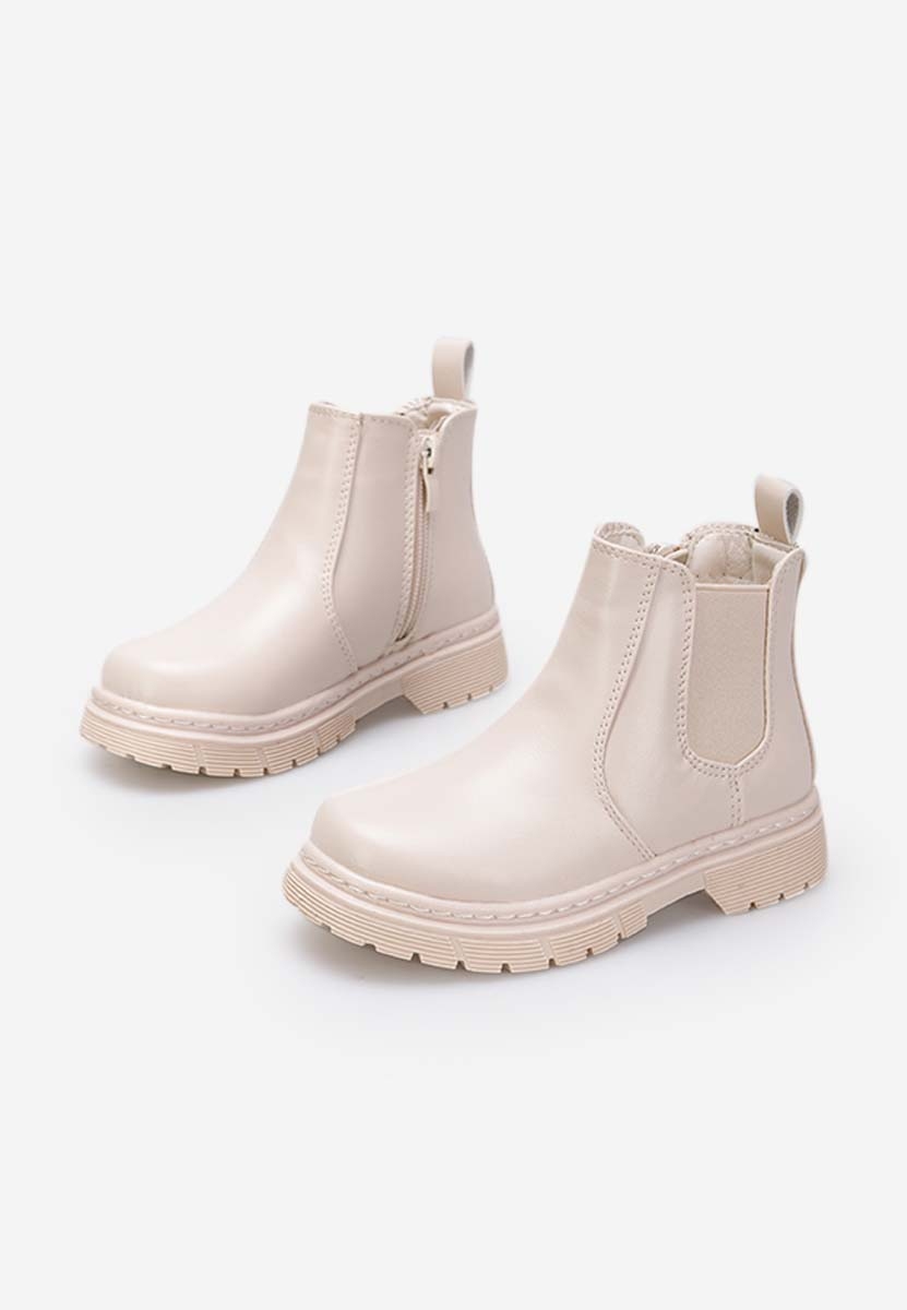 Боти момичета бежов Trivoli