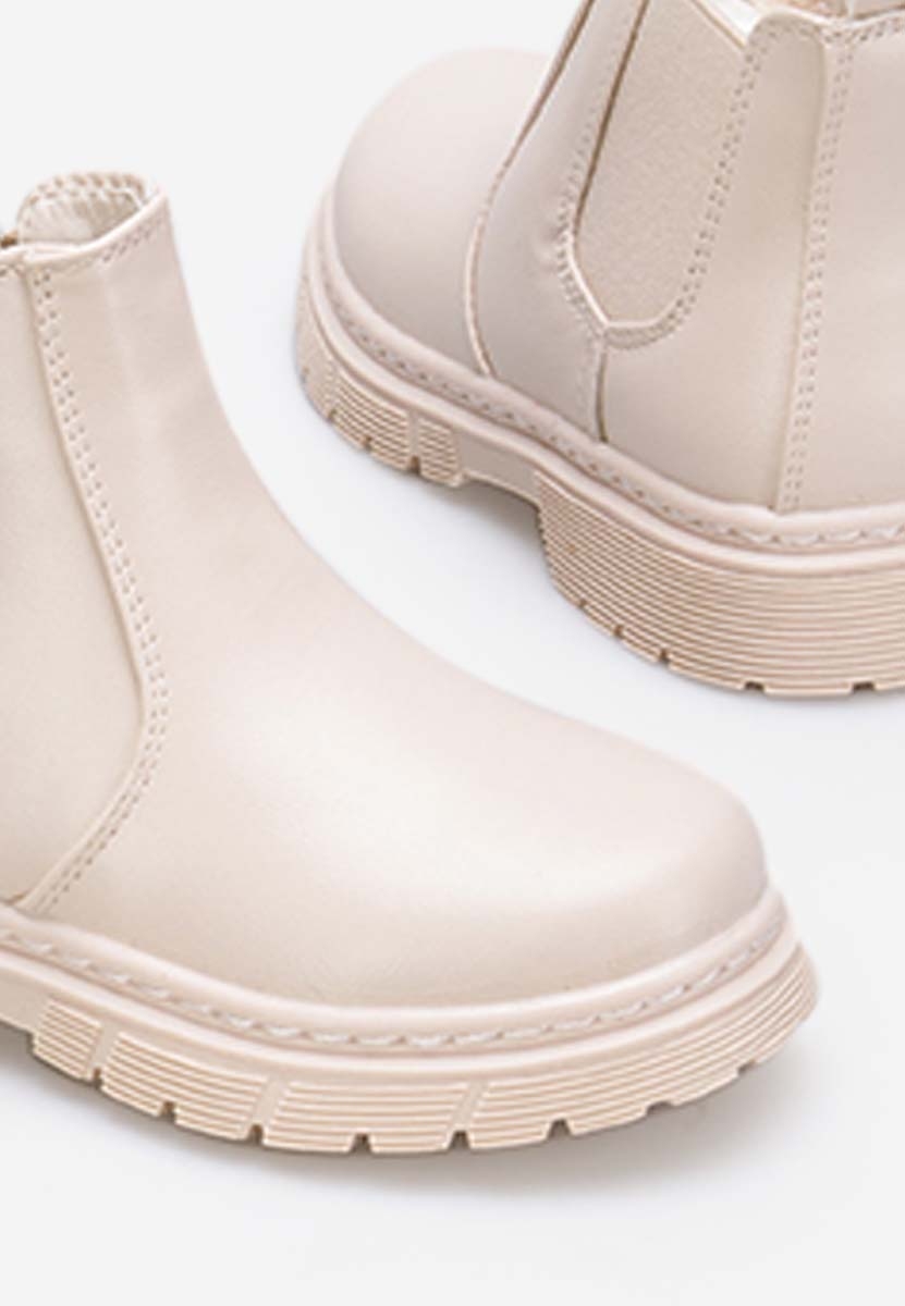 Боти момичета бежов Trivoli