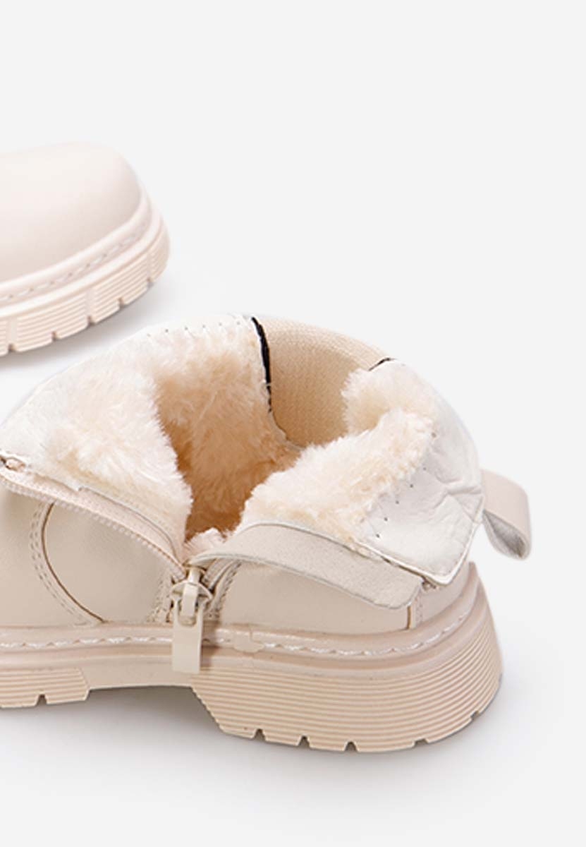 Боти момичета бежов Trivoli