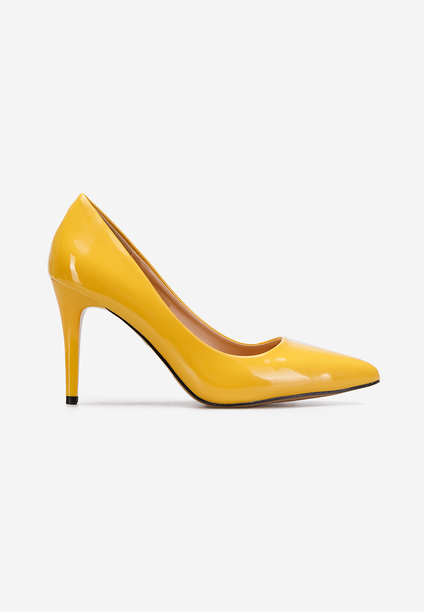 Обувки стилето жълт Paolla