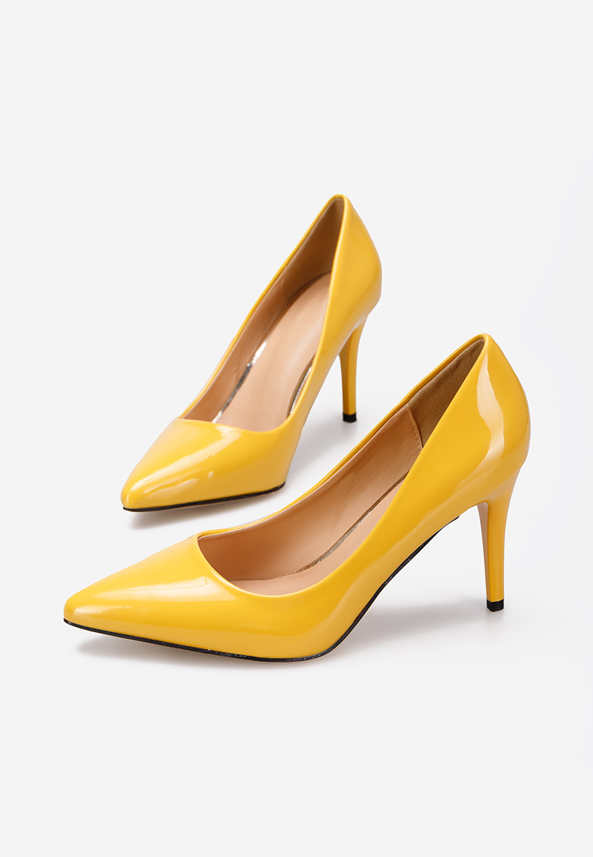 Обувки стилето жълт Paolla