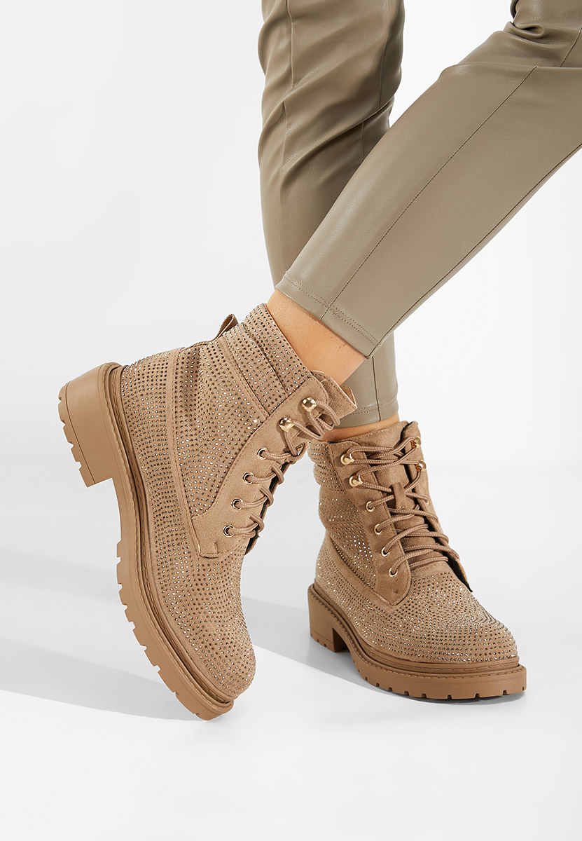 Дамски Ботинки кафяв Preta