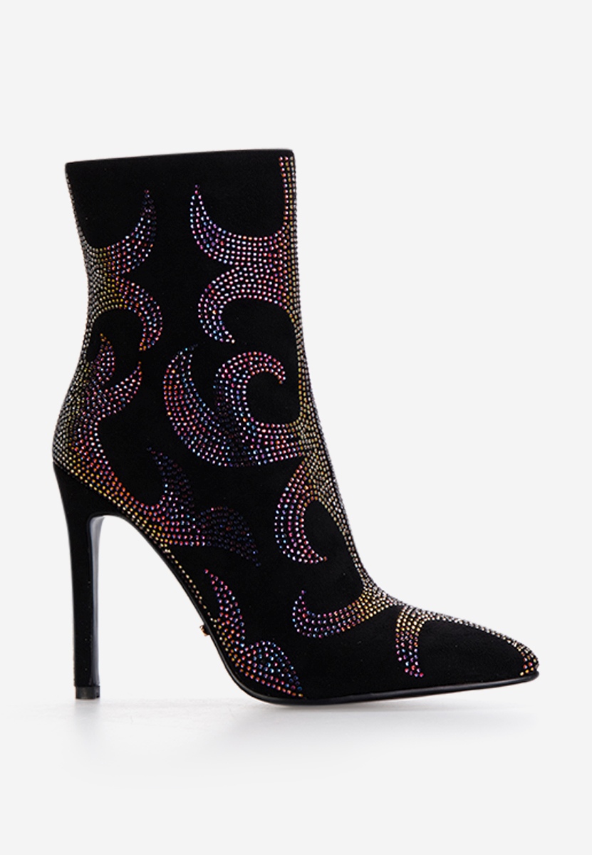 Елегантни боти черен Meluna