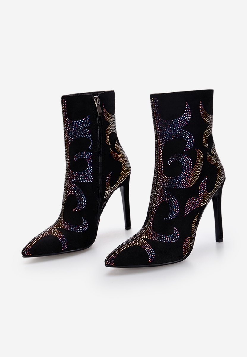 Елегантни боти черен Meluna