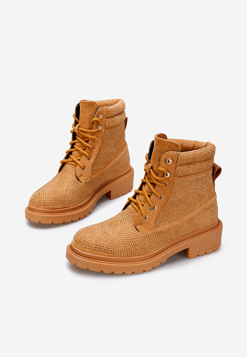 Дамски Ботинки камел Preta