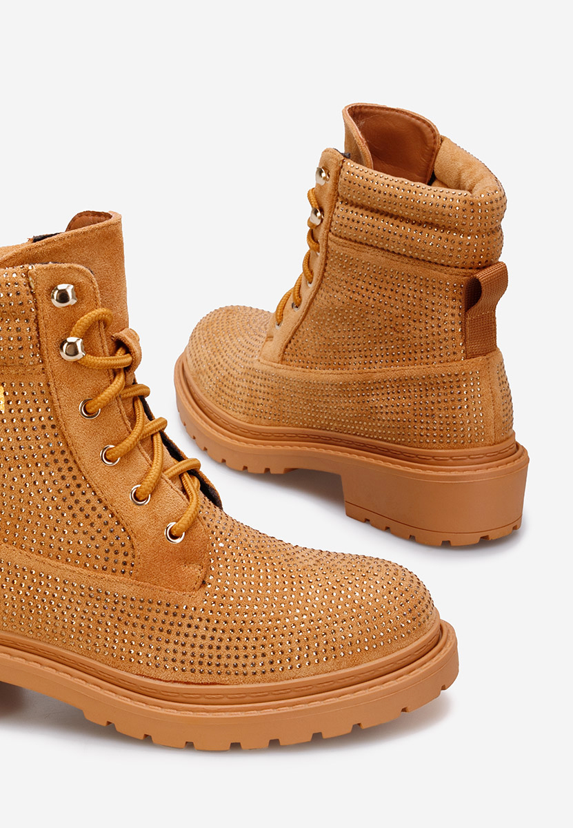 Дамски Ботинки камел Preta