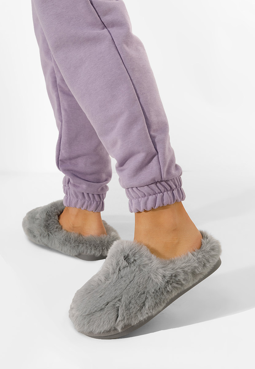 Чехли с пух сив Marisa