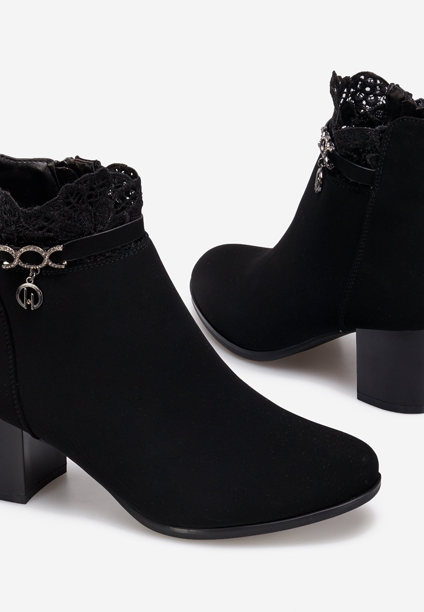 Елегантни боти черен Cernia V2