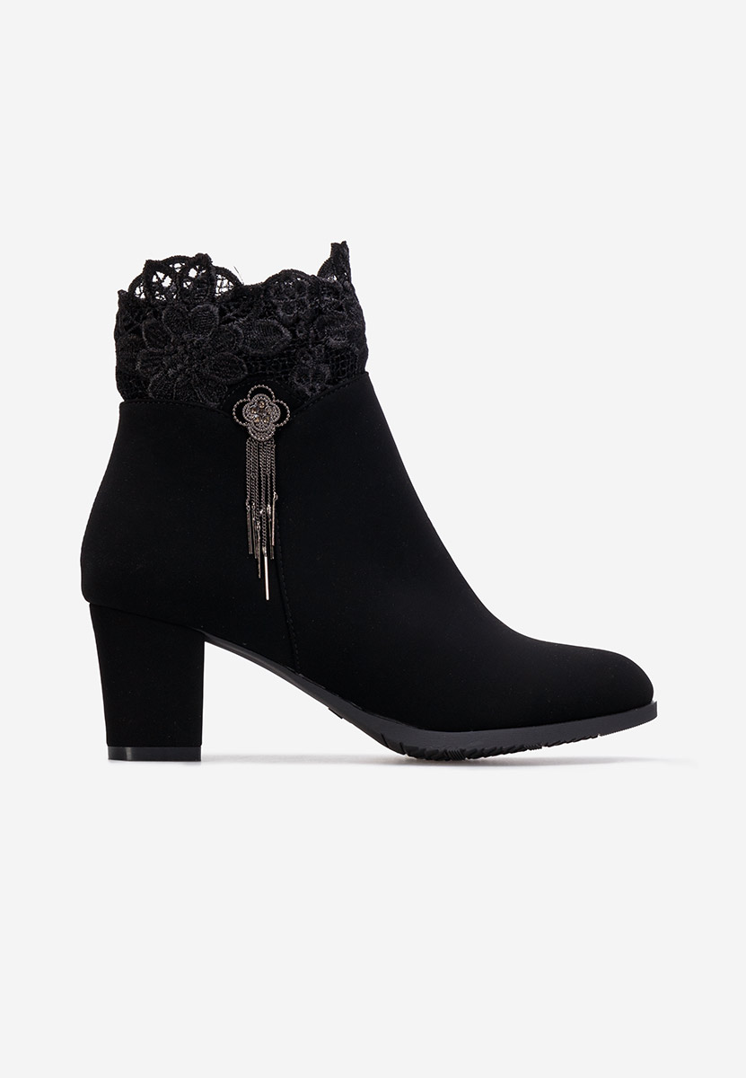 Елегантни боти черен Natira