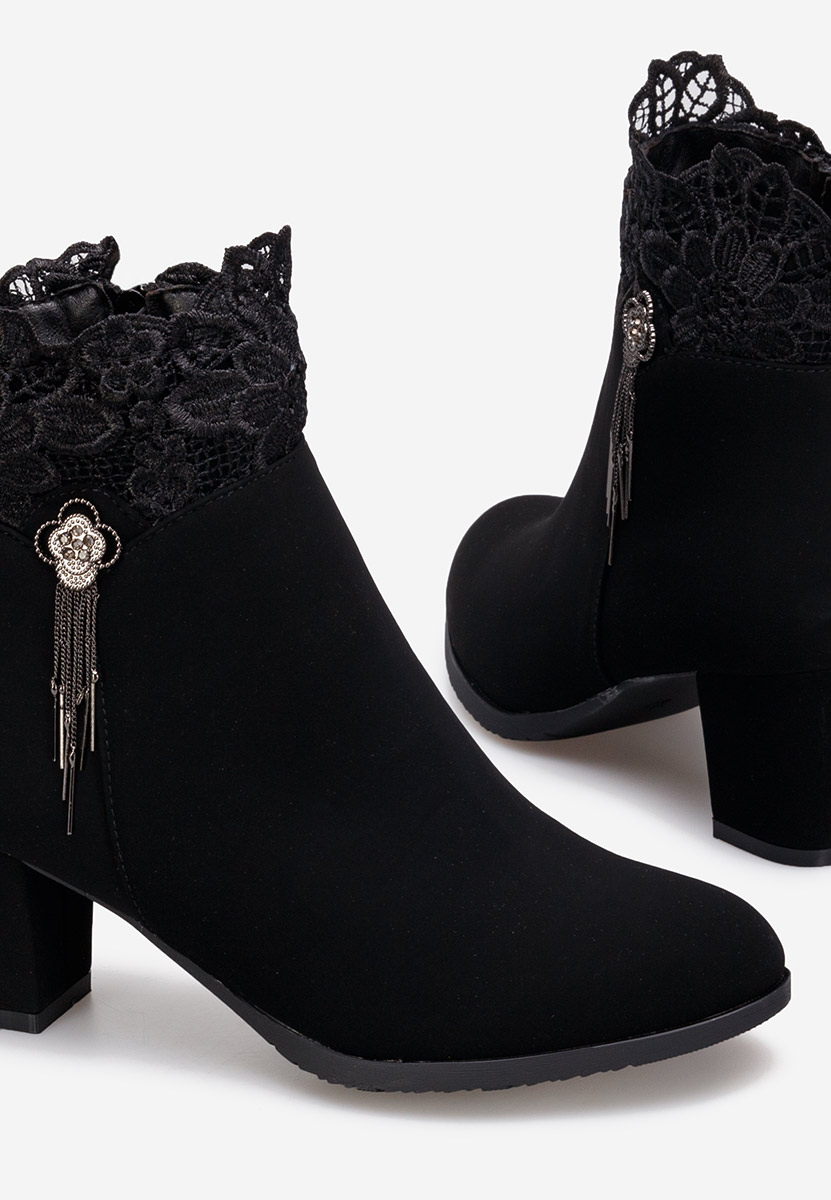 Елегантни боти черен Natira