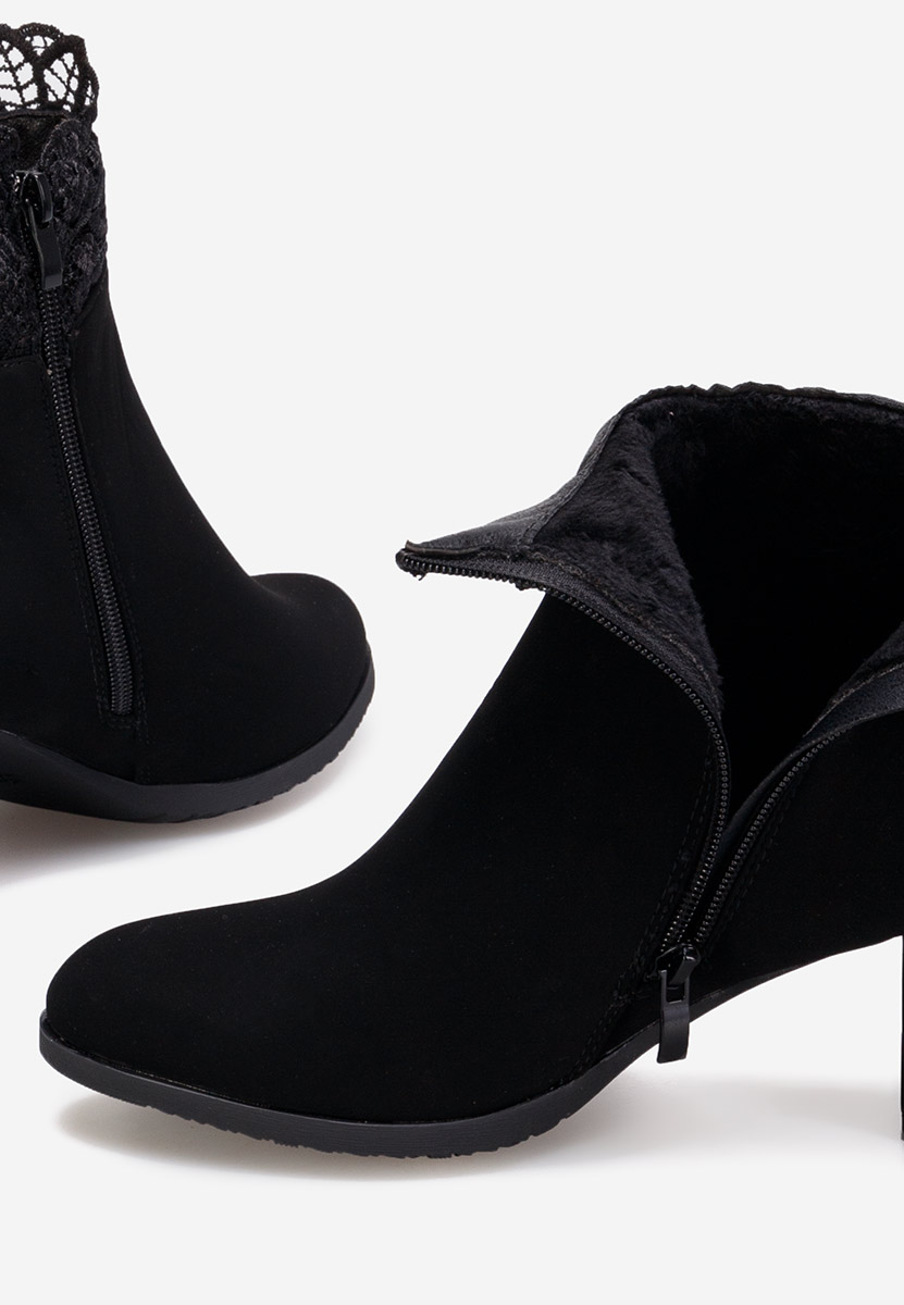 Елегантни боти черен Natira